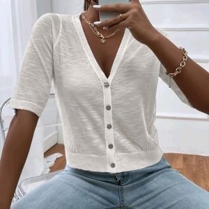 Half sleeve cardigan